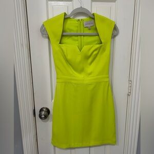 Adelyn Rae Bright Yellow Dress